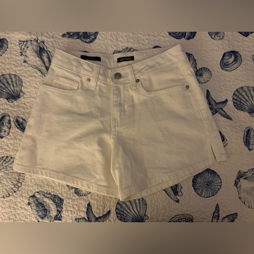 Wild Fable White Jean Shorts